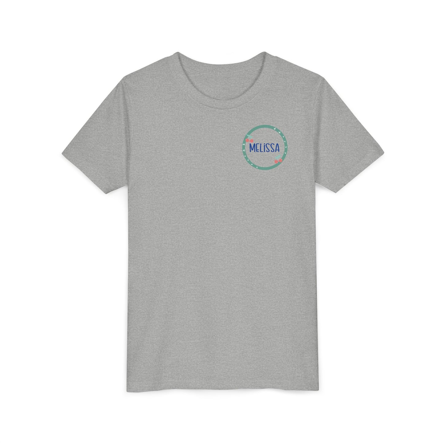 Custom Cherry Circle Youth T-Shirt