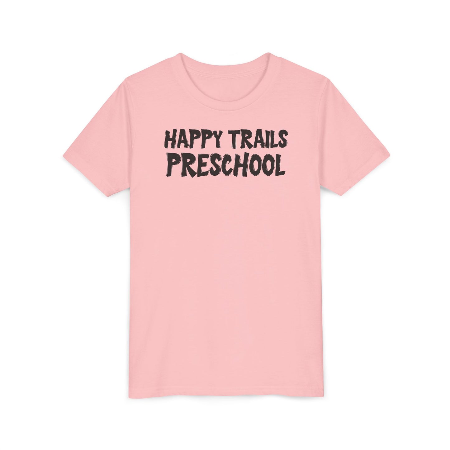 Custom School Name Bold Outlined Youth T-Shirt