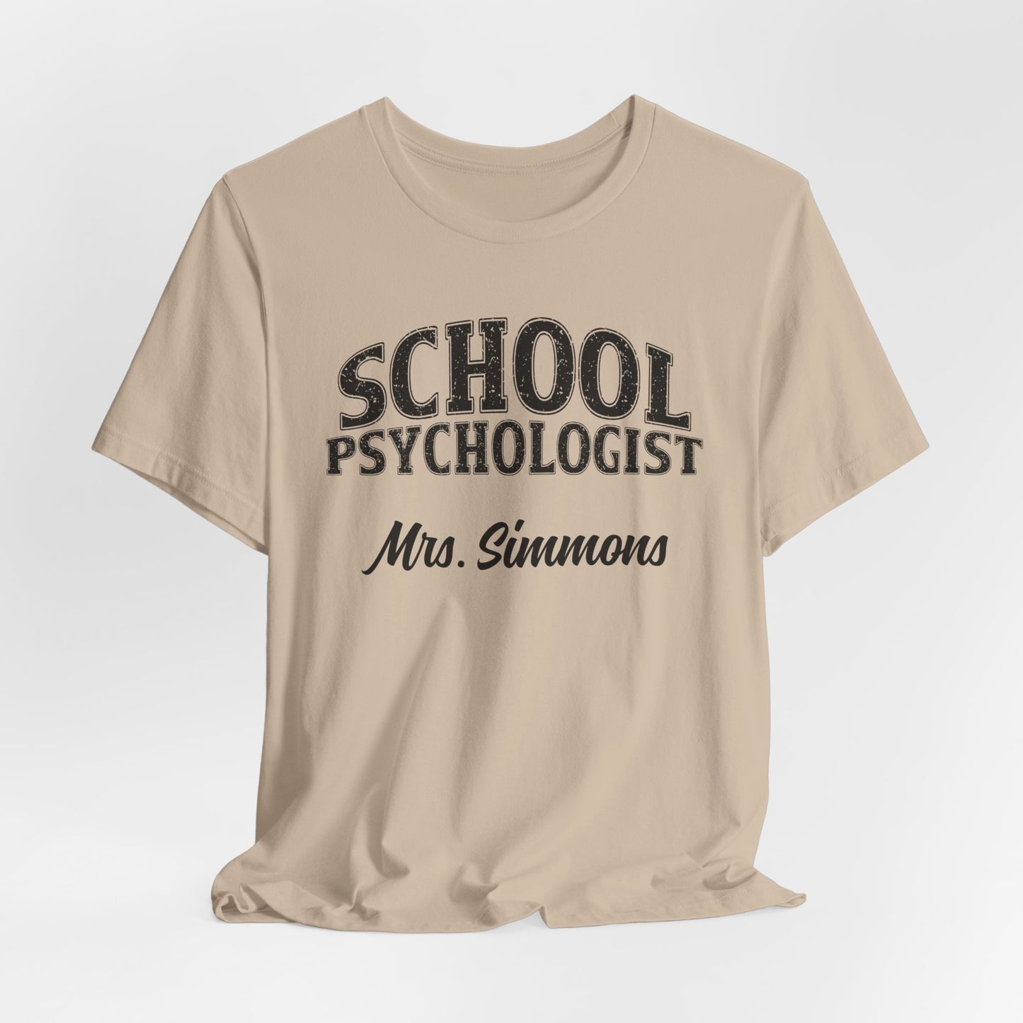 Custom Unisex School Psychologist T-Shirt