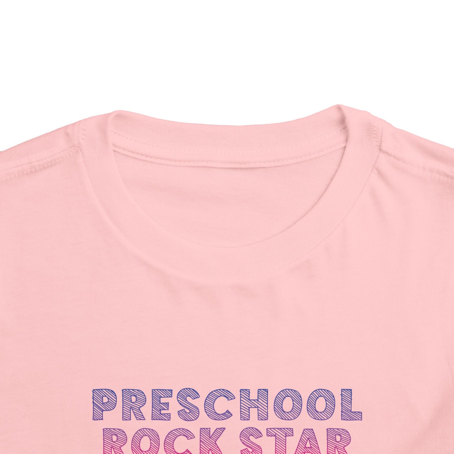 Custom Lined Preschool Rockstars Toddler T-Shirt