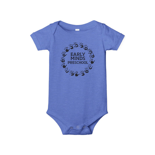 Custom Circle Handprints Infant Jersey One Piece