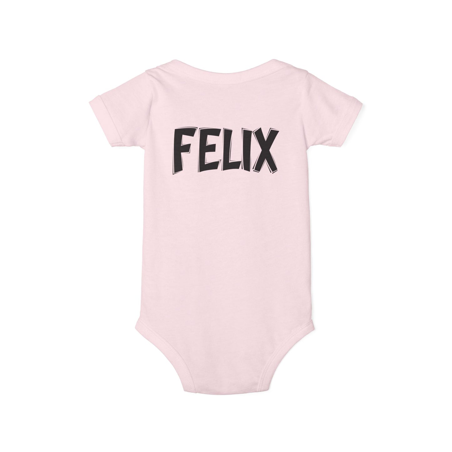 Custom School Name Infant Jersey Outlined One Piece