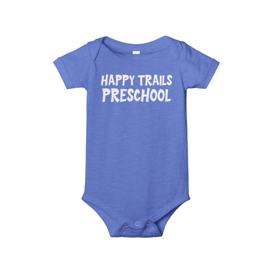 Custom School Name Infant Jersey Outlined One Piece