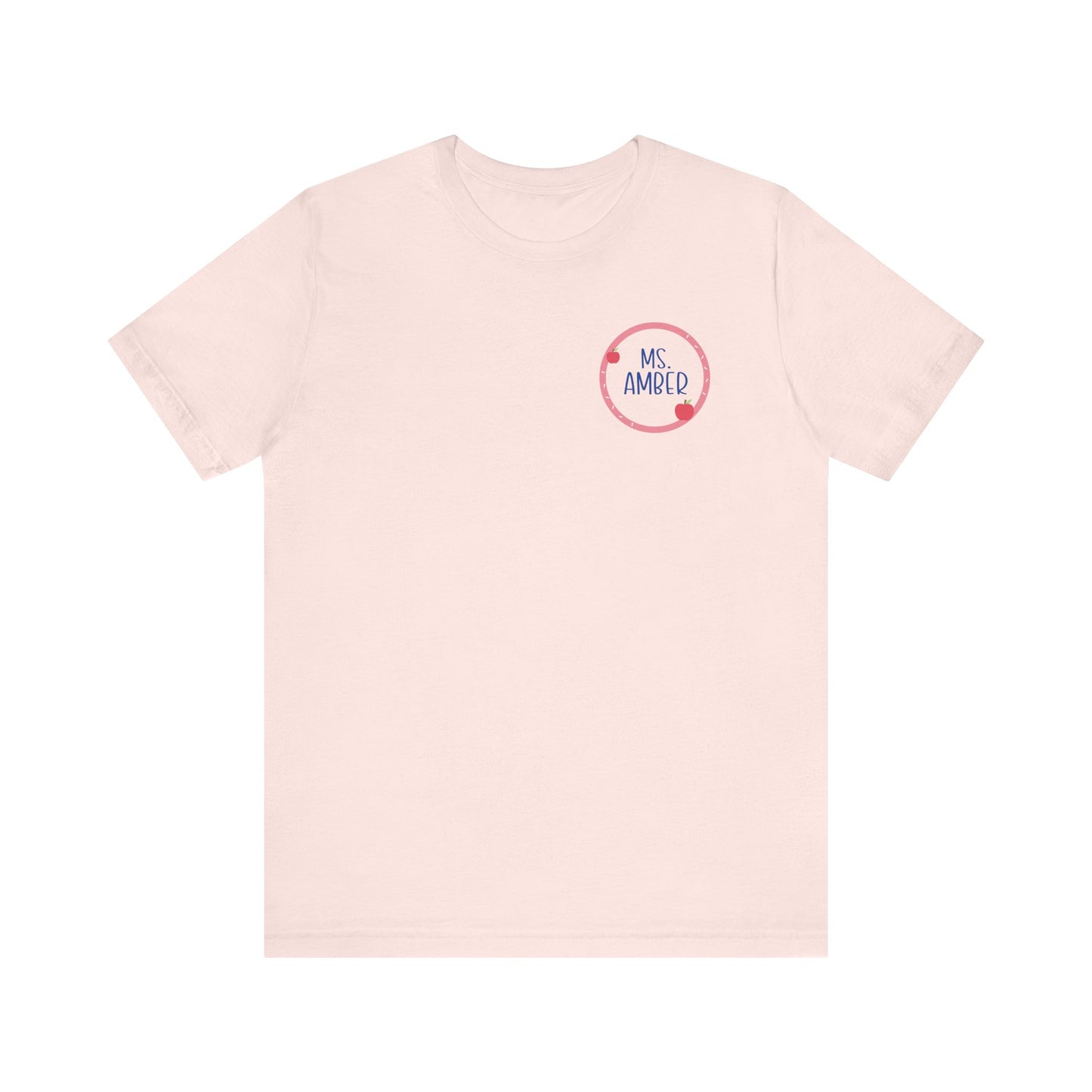 Custom Unisex Apple Circle T-Shirt