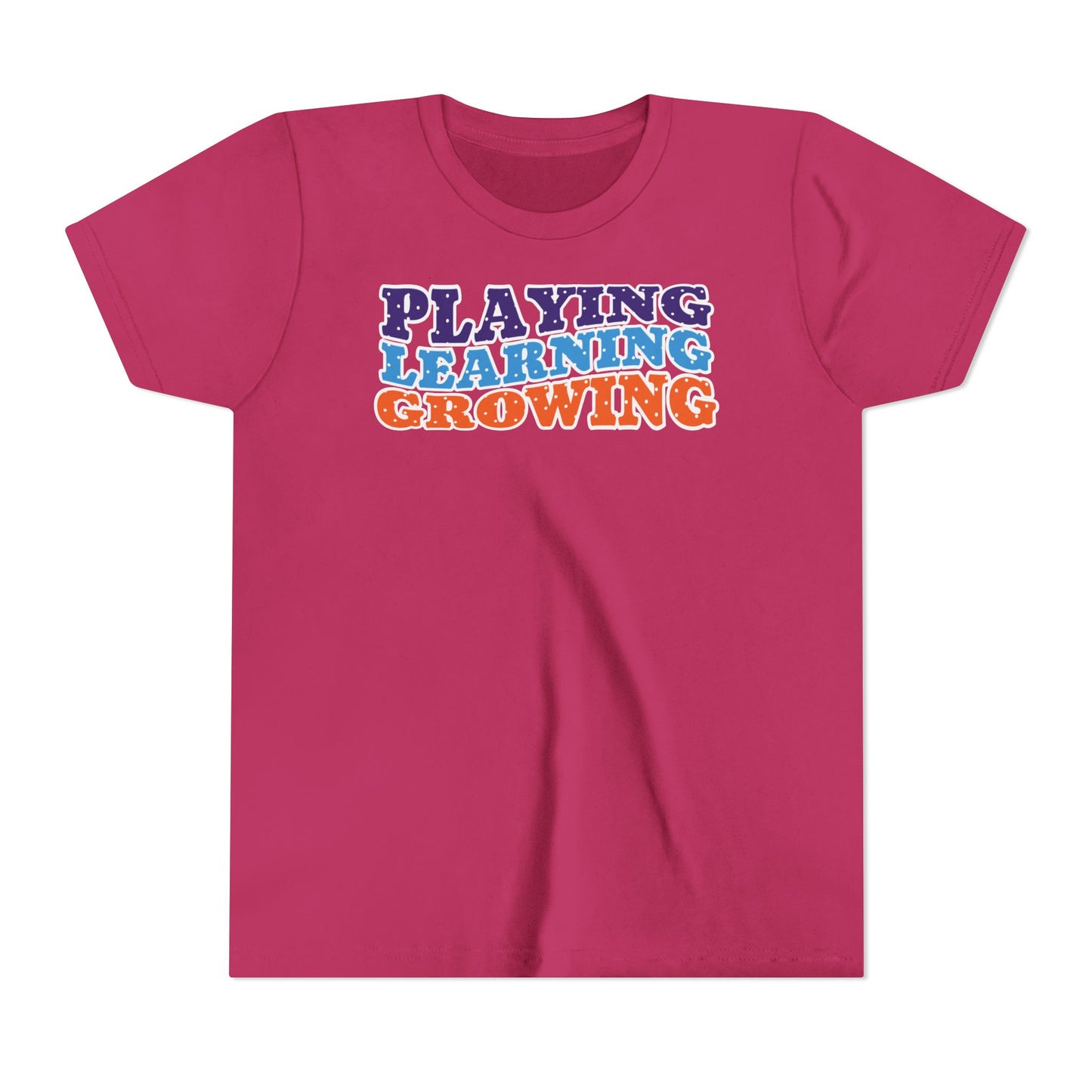 Custom Playing Learning Growing Youth T-Shirt