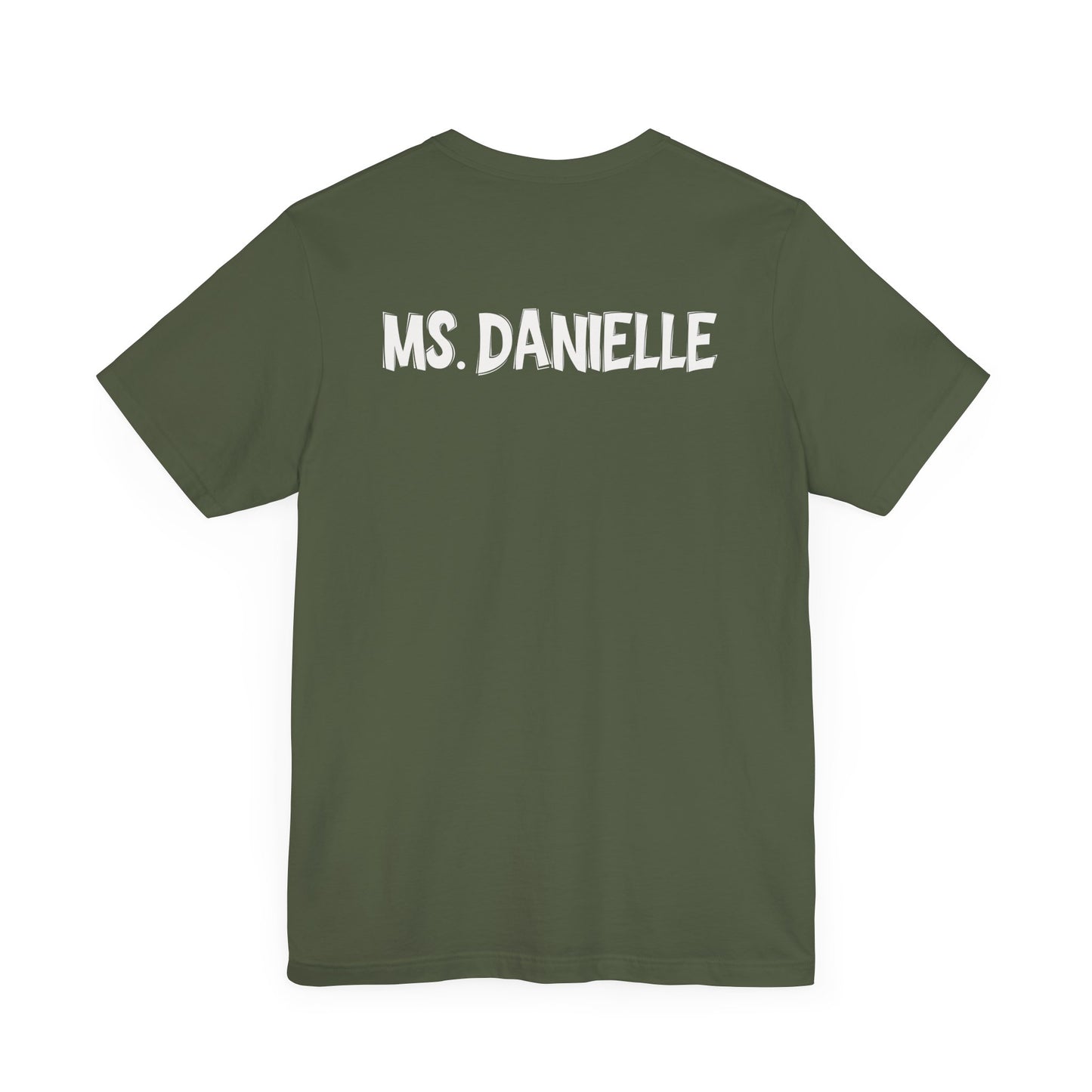 Custom Unisex School Name Outlined T-Shirt