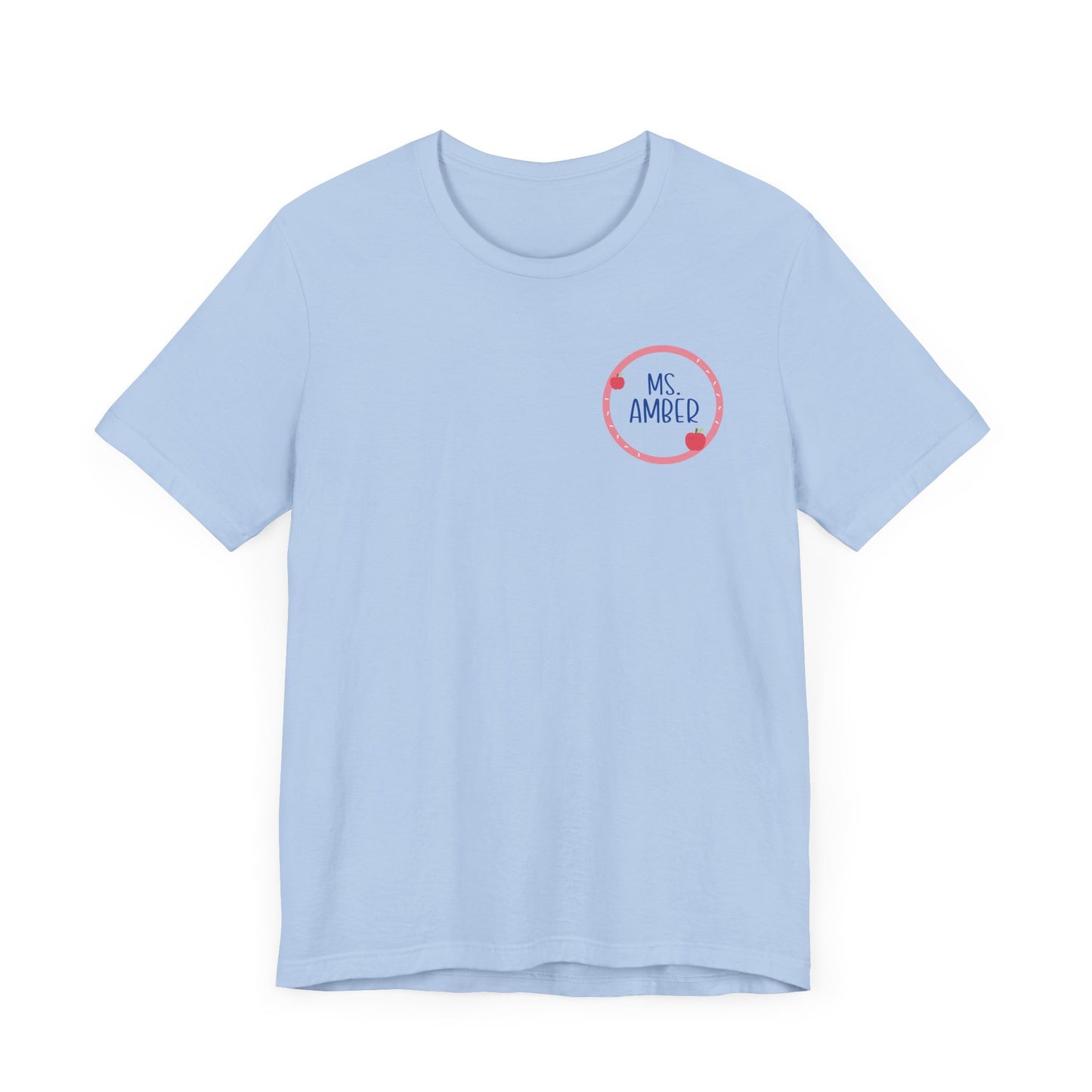 Custom Unisex Apple Circle T-Shirt