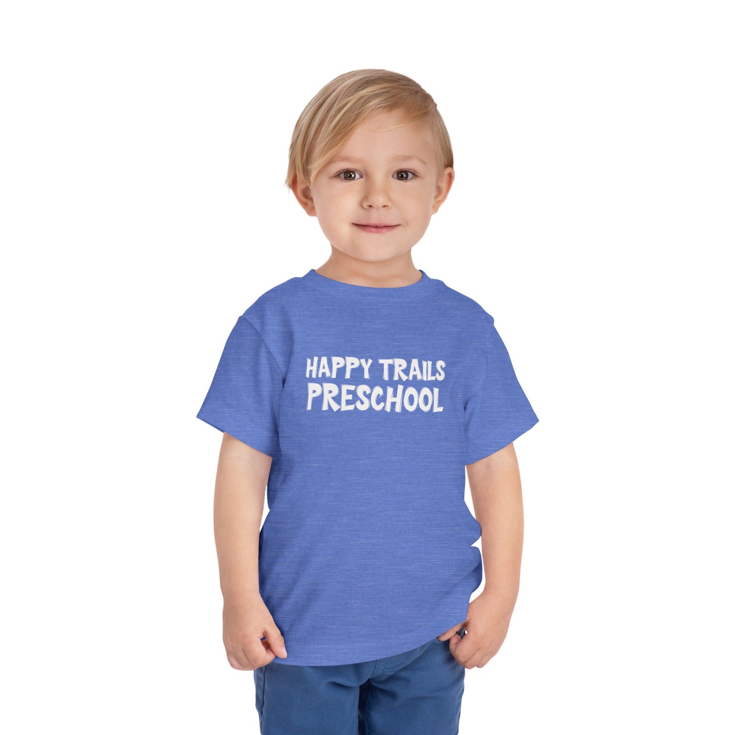 Custom School Name Toddler Outlined T-Shirt