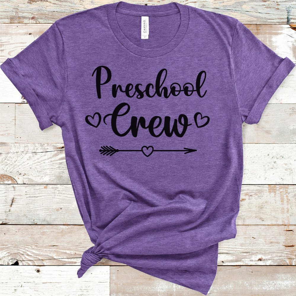 Custom Unisex Preschool Crew T-Shirt