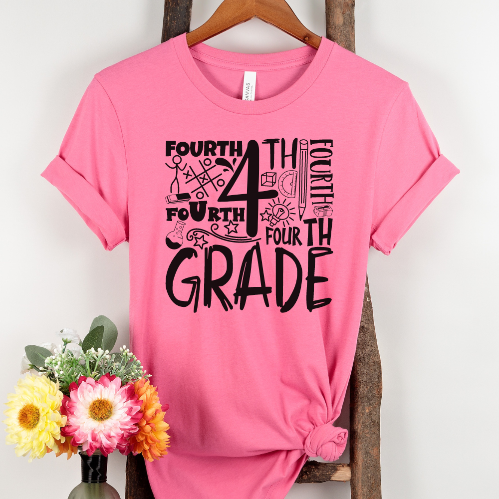 Custom Unisex 4th Grade T-Shirt