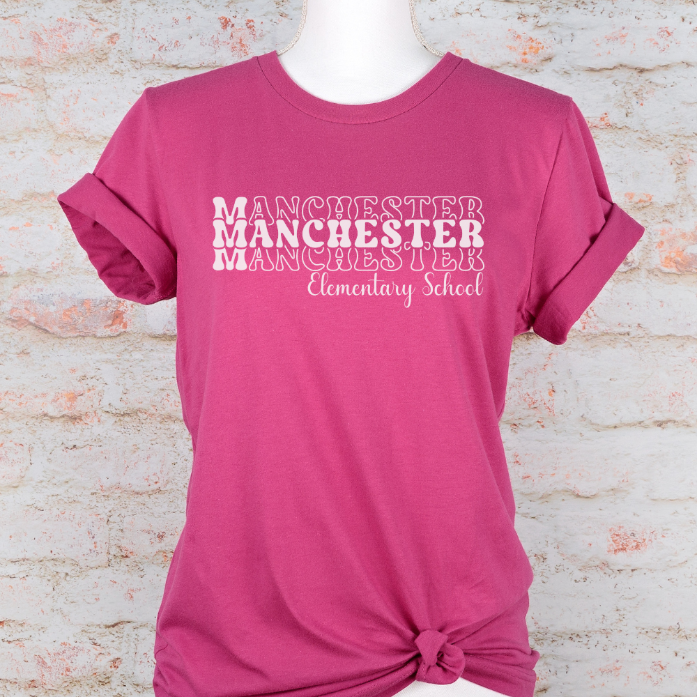 Custom Unisex School Name T-Shirt