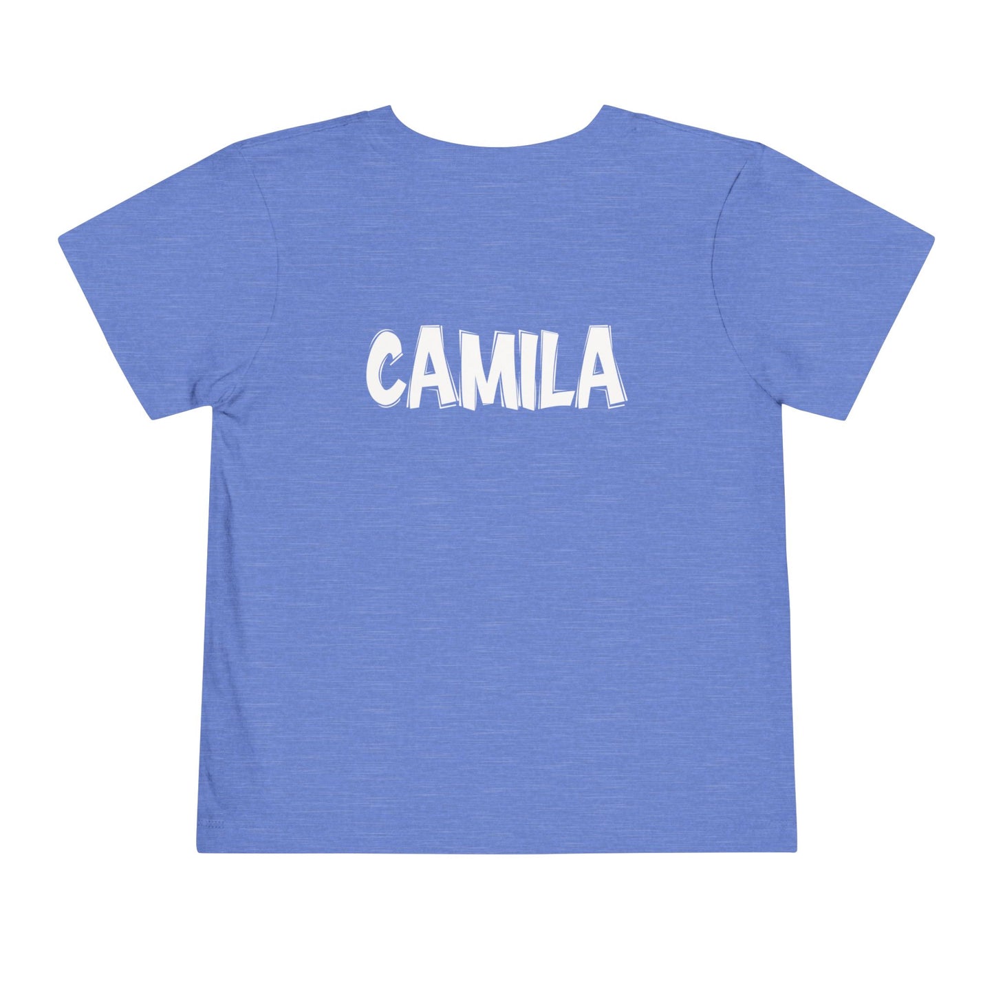 Custom School Name Toddler Outlined T-Shirt