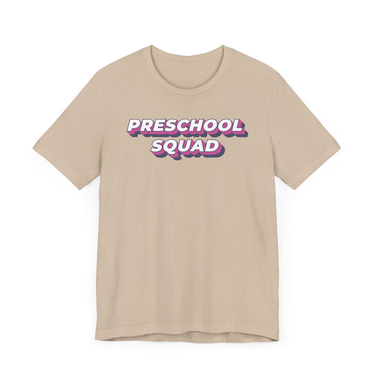 Custom Unisex Layered Preschool Squad T-Shirt