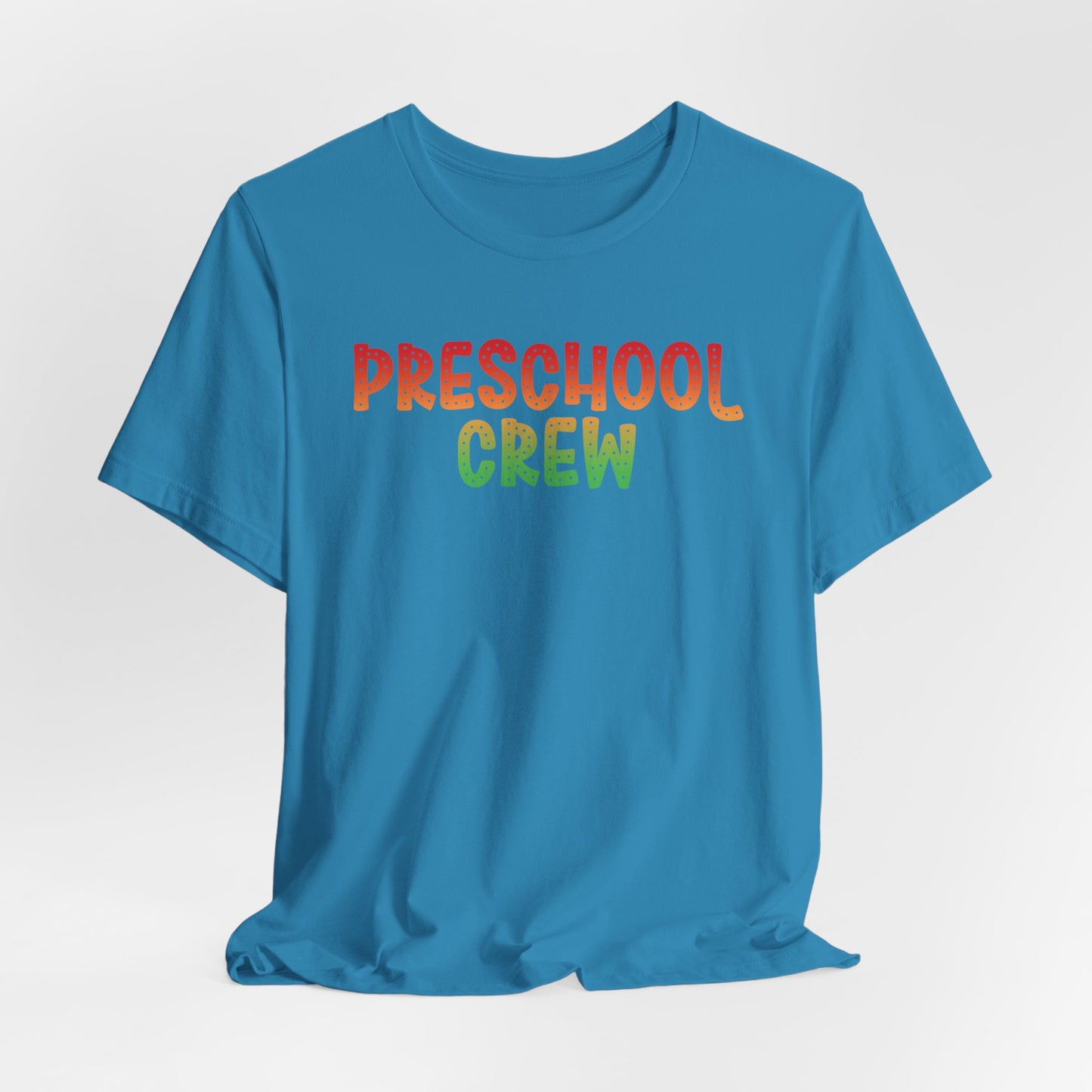 Custom Unisex Multi-Colored Preschool Crew T-Shirt