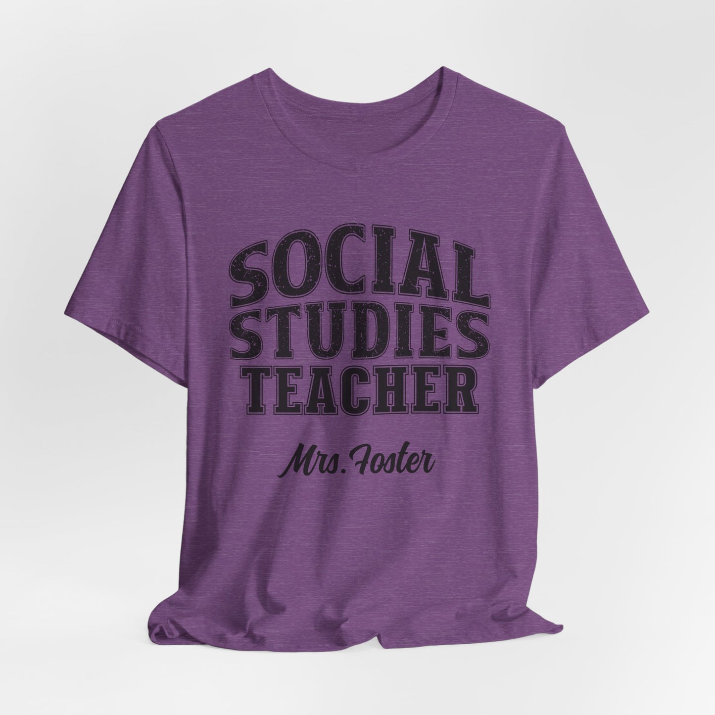 Custom Unisex Social Studies Teacher T-Shirt