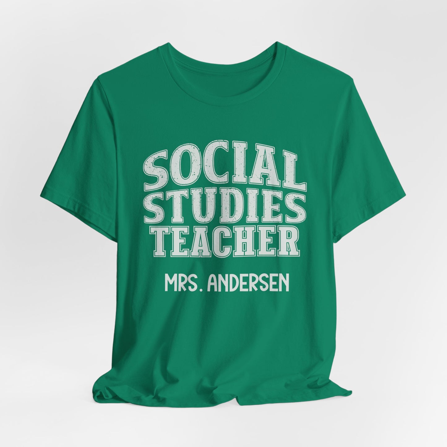Custom Unisex Social Studies Teacher T-Shirt