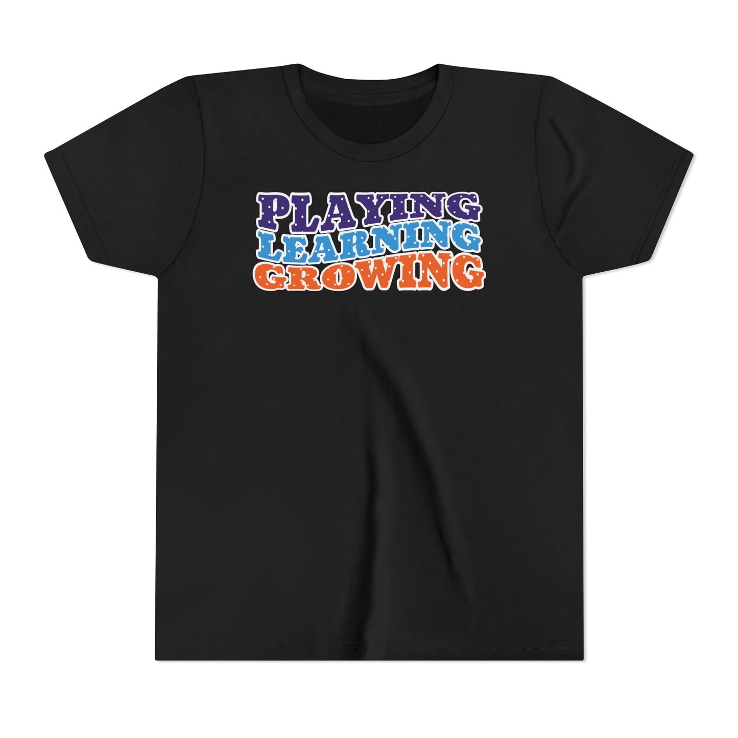 Custom Playing Learning Growing Youth T-Shirt