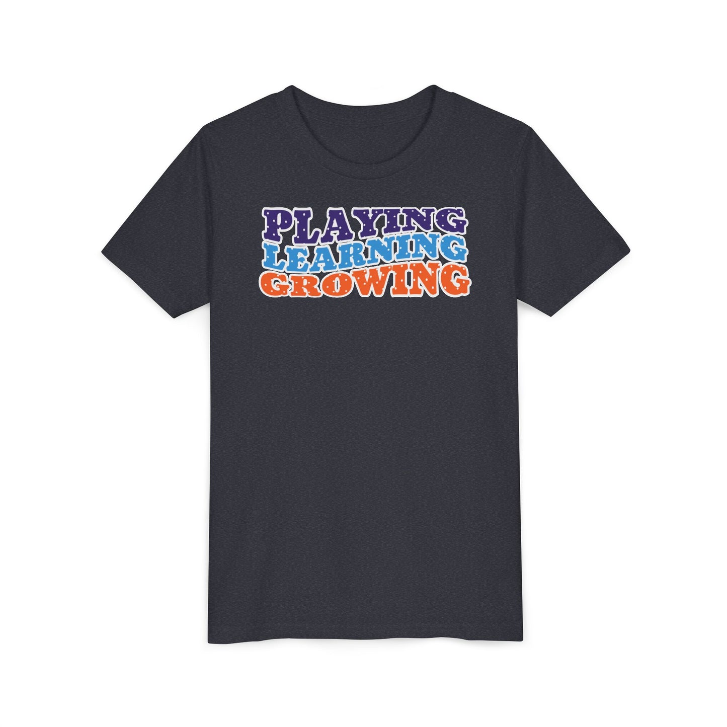 Custom Playing Learning Growing Youth T-Shirt