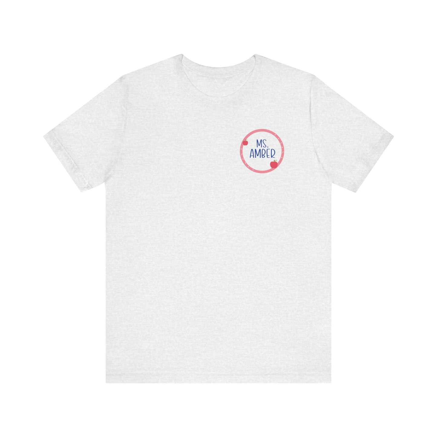 Custom Unisex Apple Circle T-Shirt