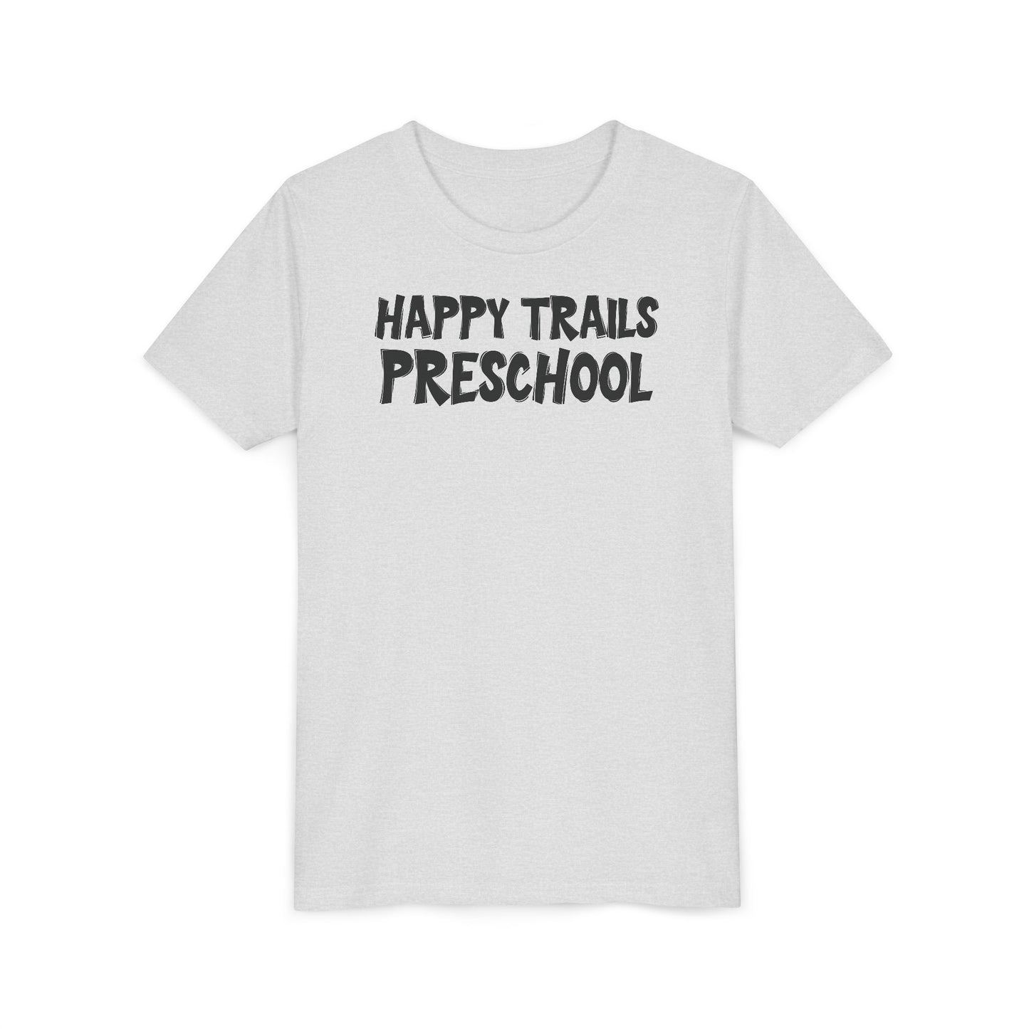 Custom School Name Bold Outlined Youth T-Shirt