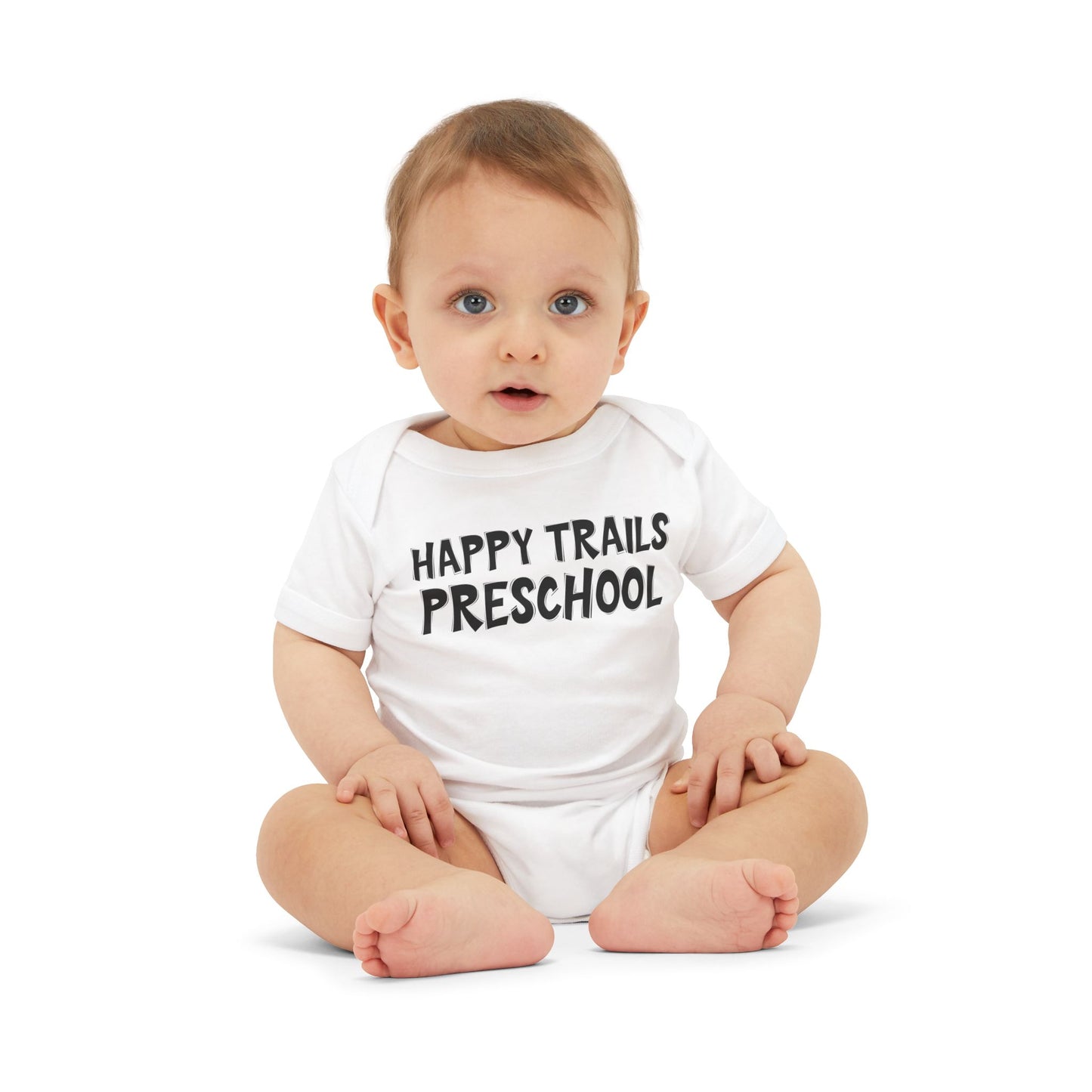 Custom School Name Infant Jersey Outlined One Piece