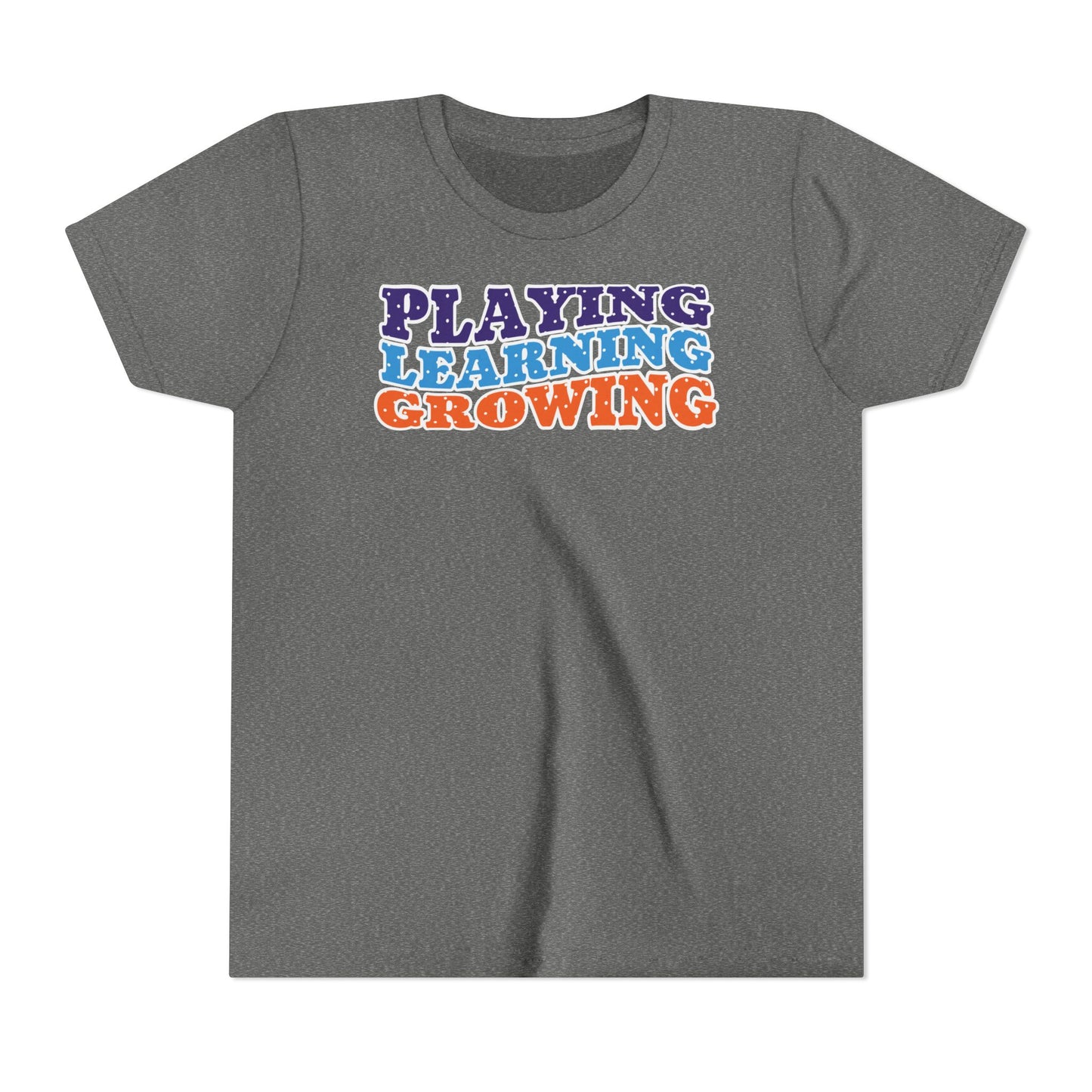 Custom Playing Learning Growing Youth T-Shirt