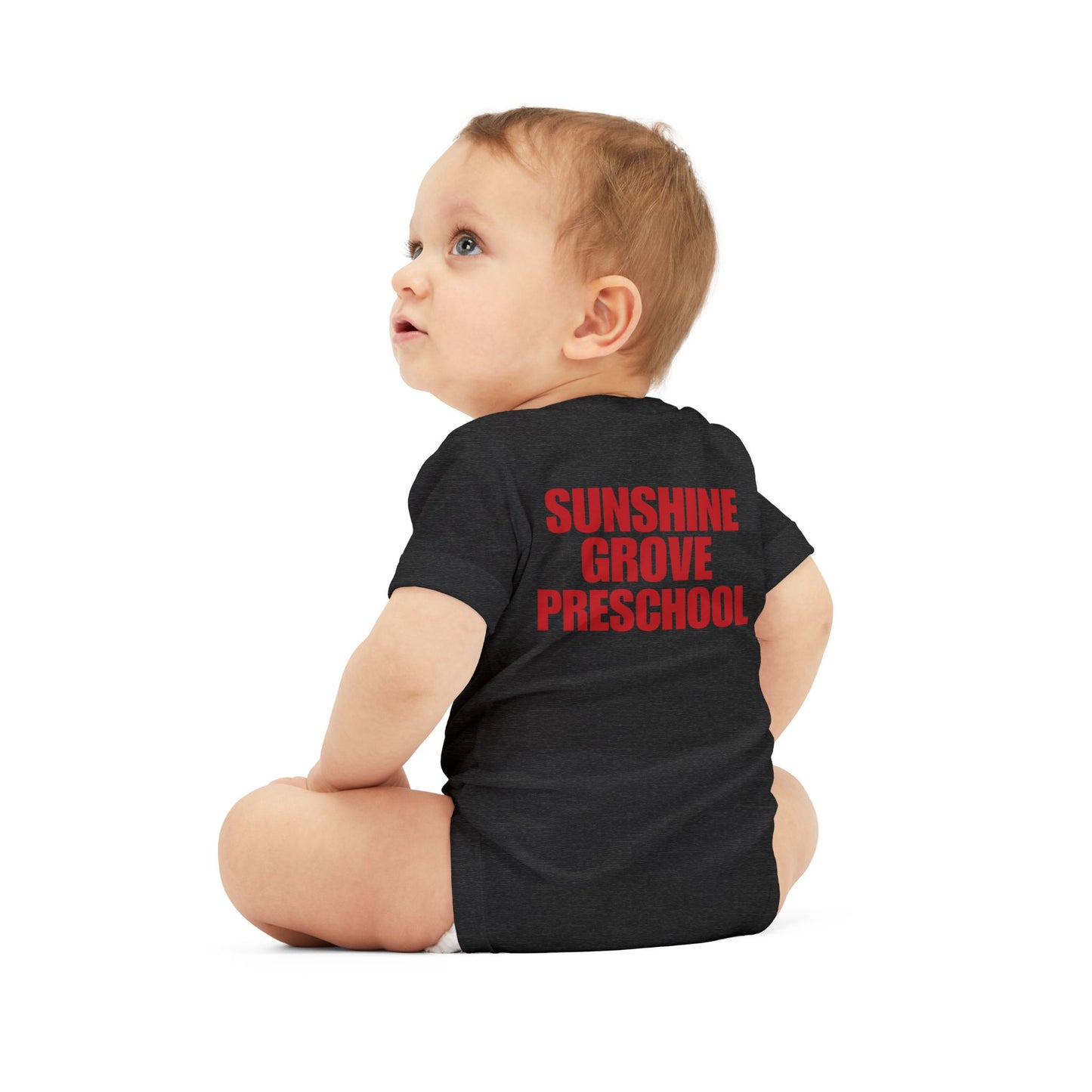 Custom Preschool Giraffe with Books Infant Jersey One Piece
