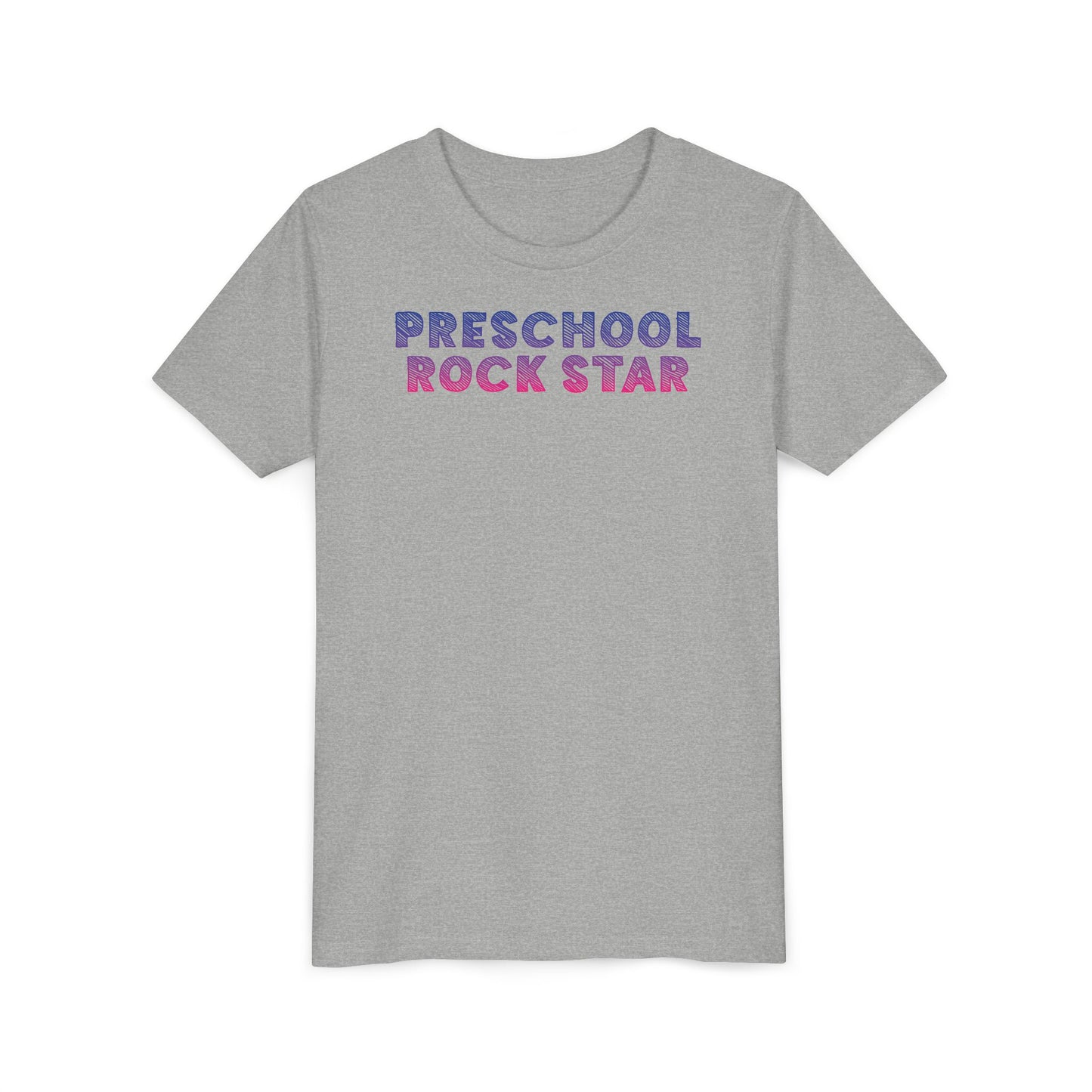 Custom Lined Preschool Rock Stars Youth T-Shirt