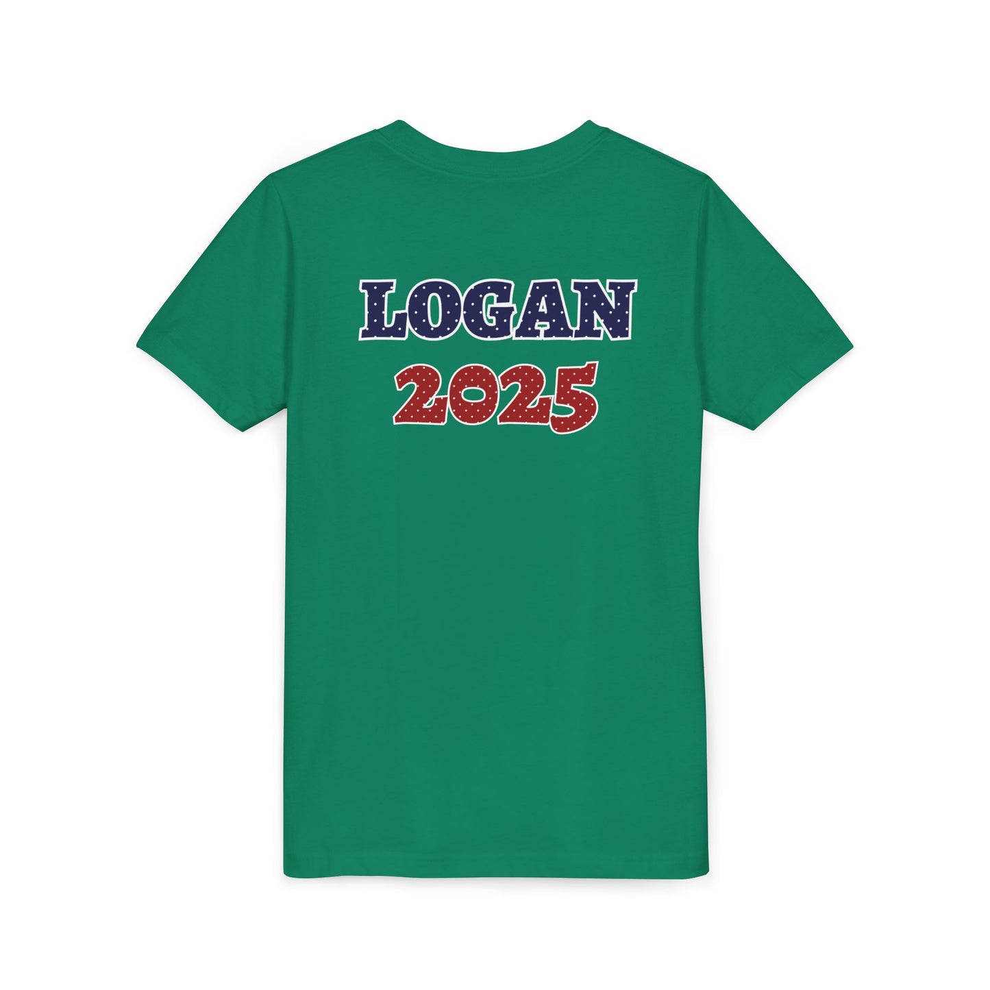 Custom Polka Dot Preschool Crew Youth T-Shirt
