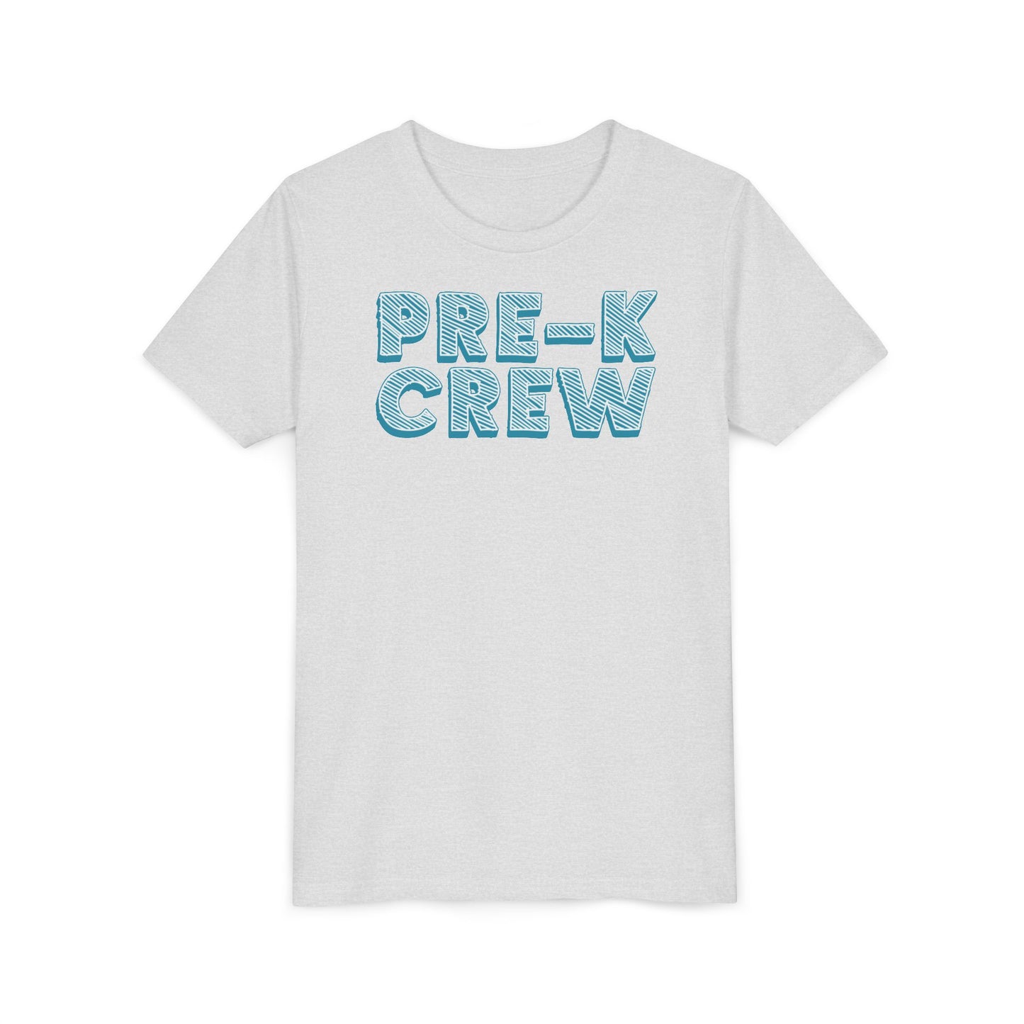 Custom Crossed Out Pre-K Crew Youth T-Shirt