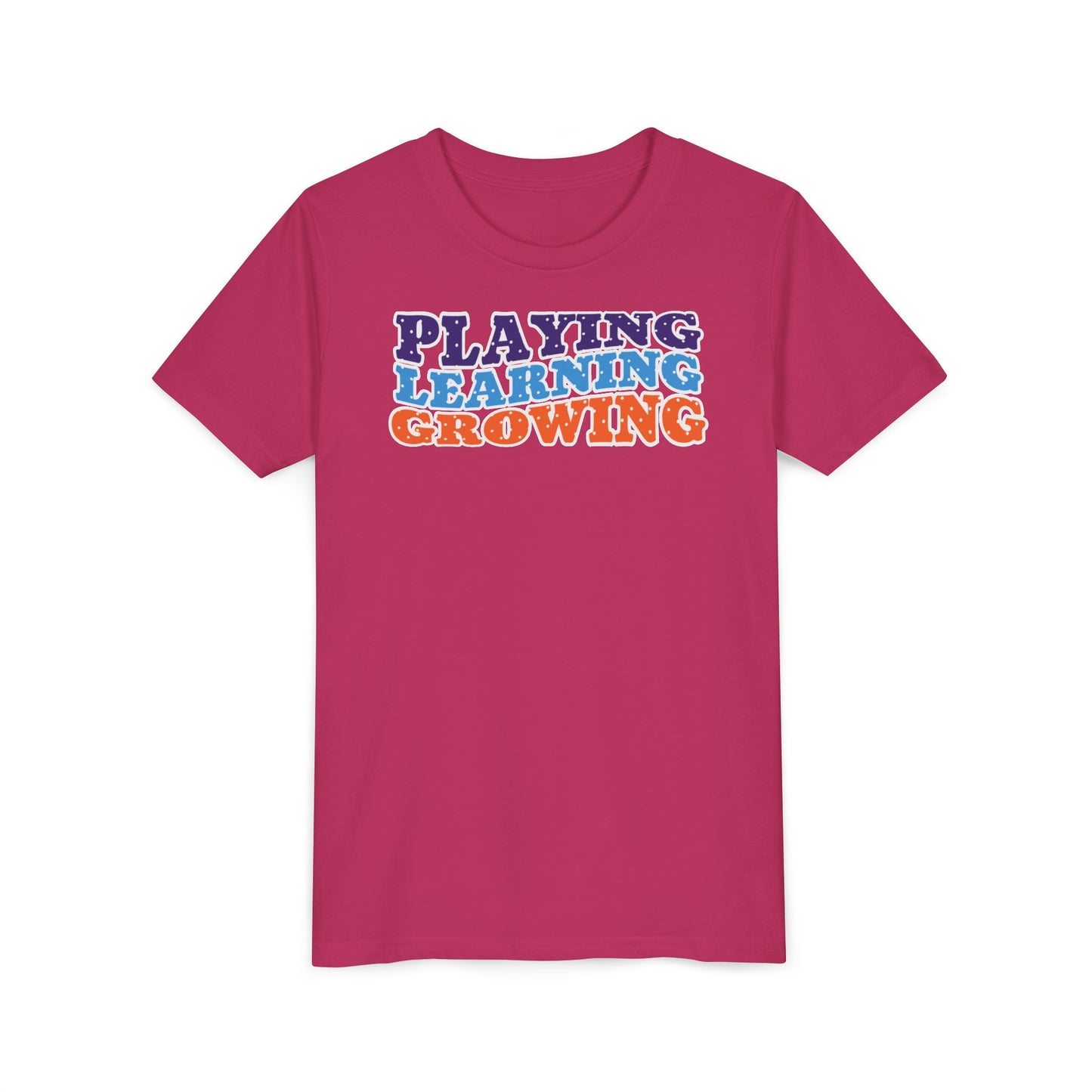 Custom Playing Learning Growing Youth T-Shirt