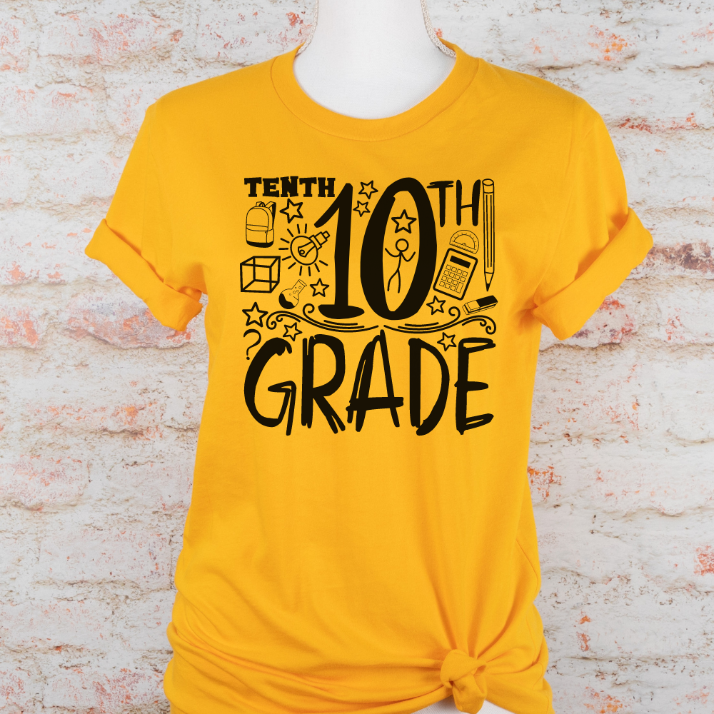 Custom Unisex 10th Grade T-Shirt