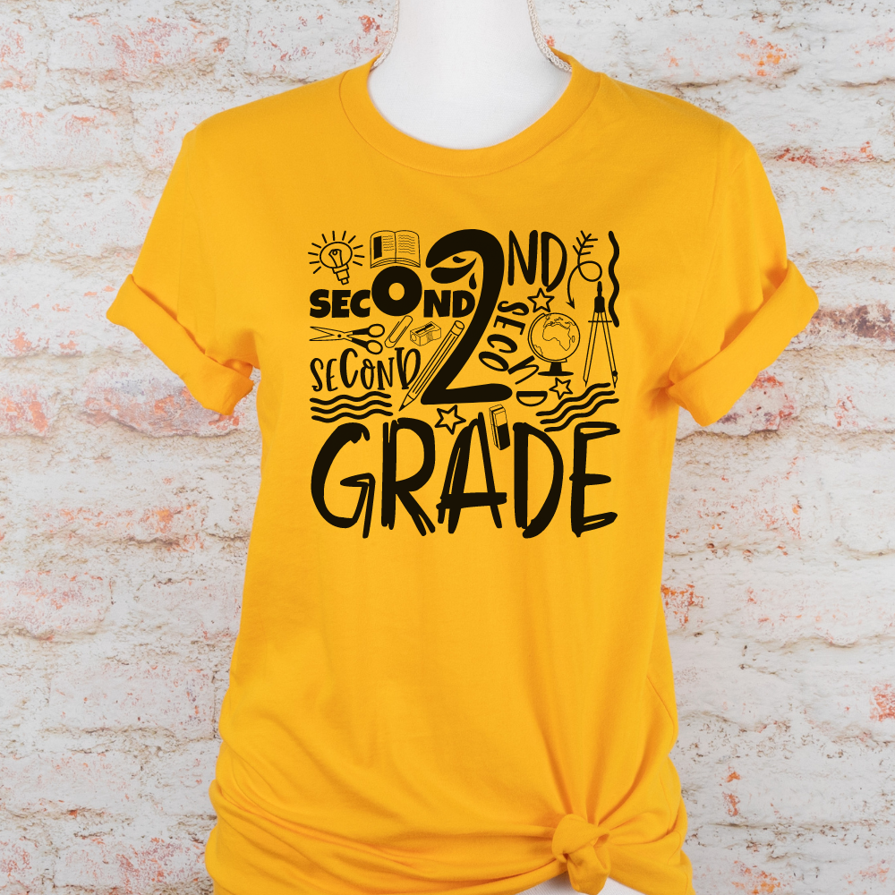 Custom Unisex 2nd Grade T-Shirt