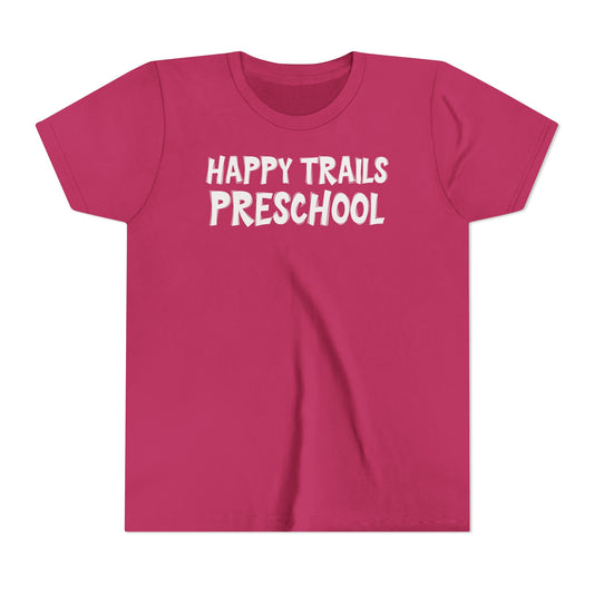 Custom School Name Youth Outlined T-Shirt