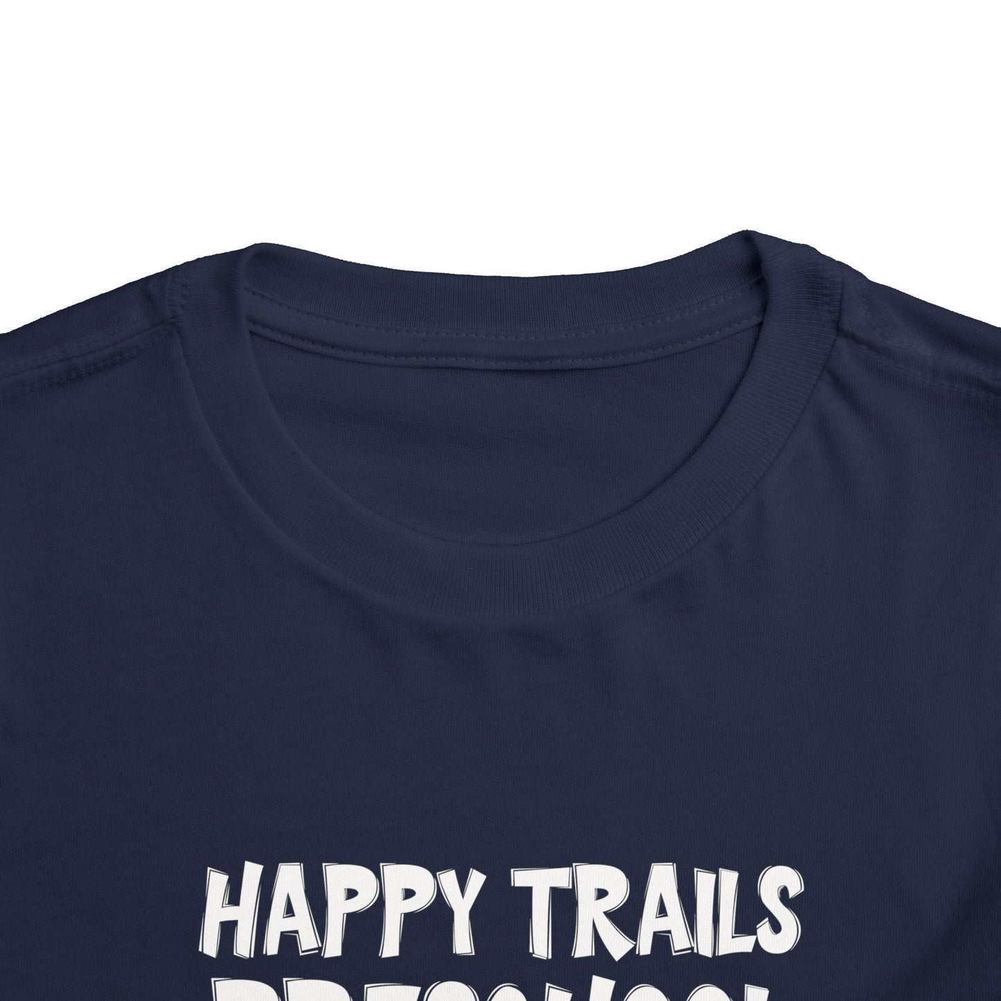 Custom School Name Toddler Outlined T-Shirt