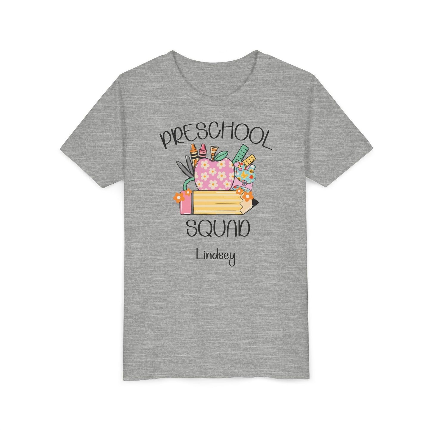 Custom Preschool Squad Youth T-Shirt