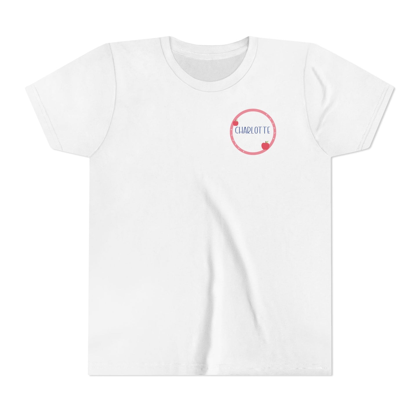 Custom Apple Circle Youth T-Shirt