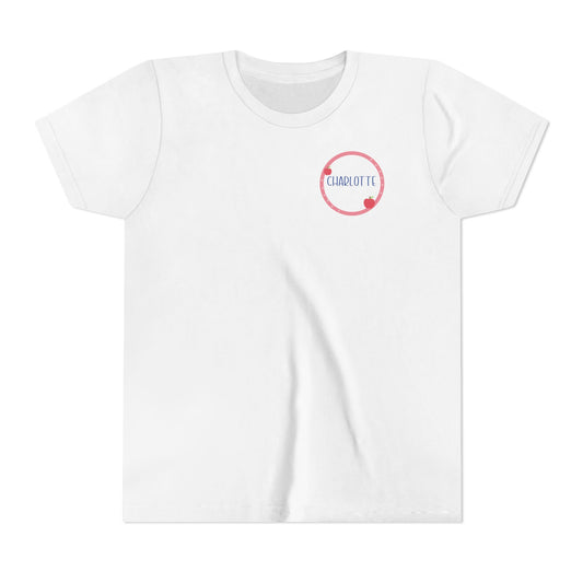 Custom Apple Circle Youth T-Shirt