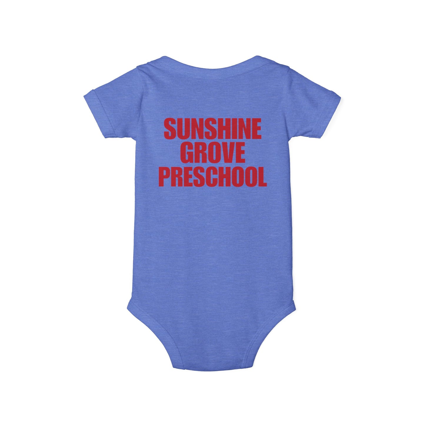 Custom Preschool Giraffe with Books Infant Jersey One Piece