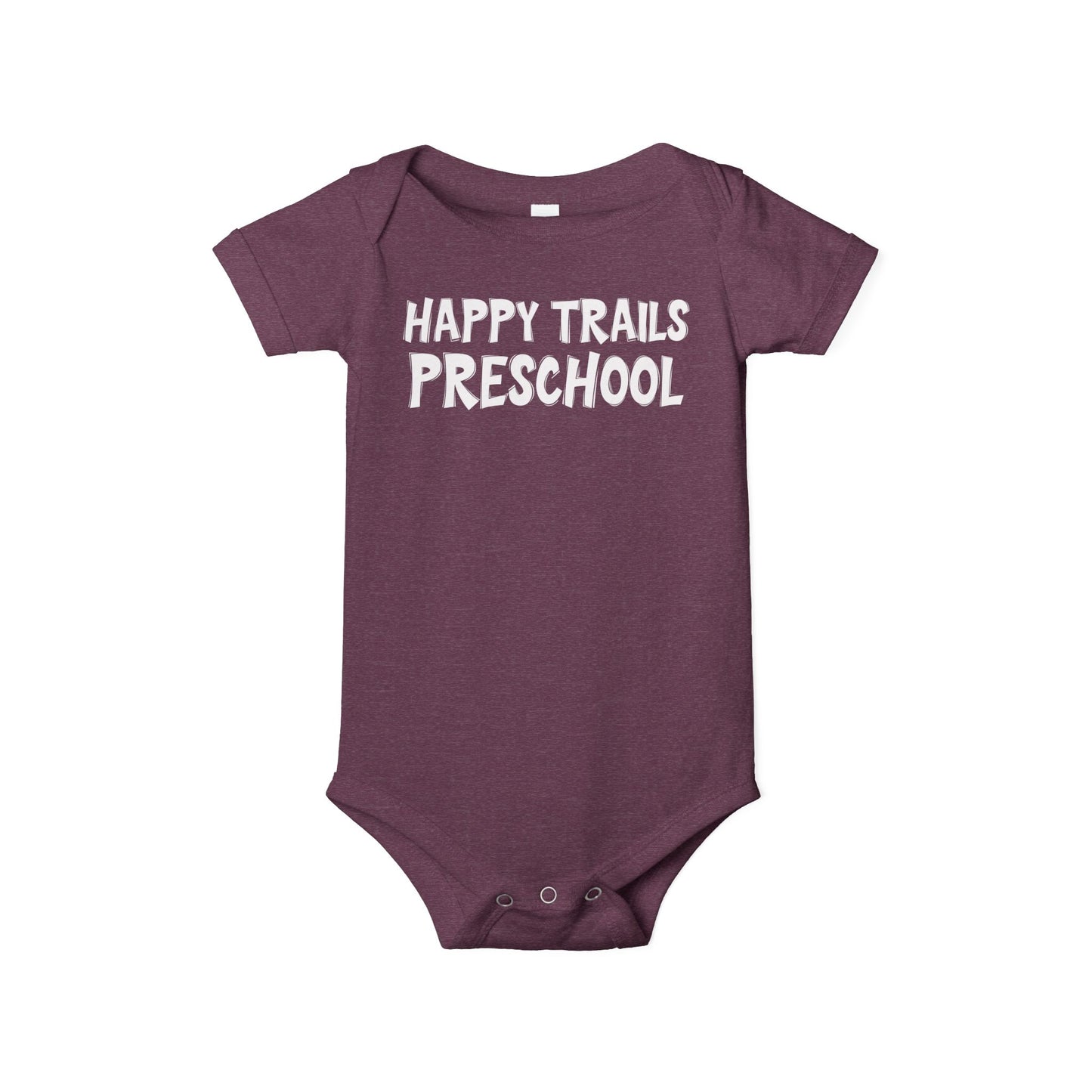 Custom School Name Infant Jersey Outlined One Piece