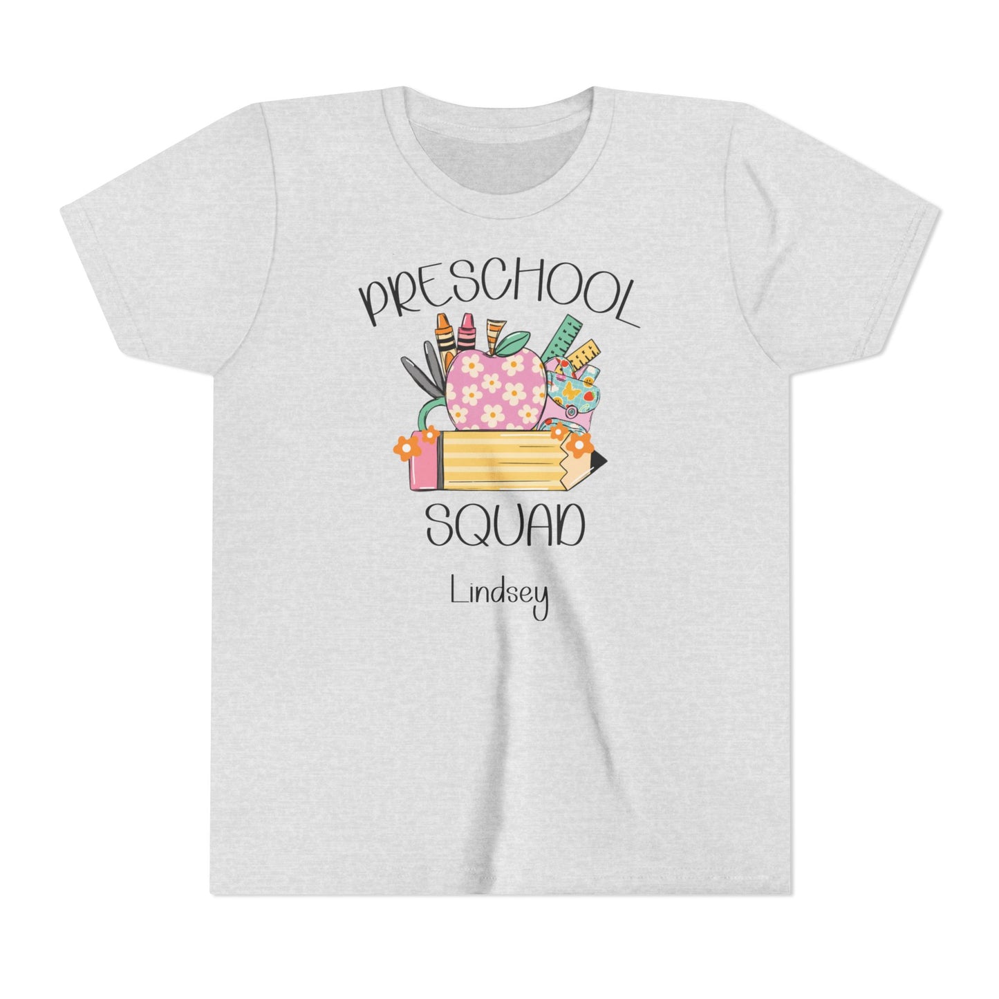Custom Preschool Squad Youth T-Shirt