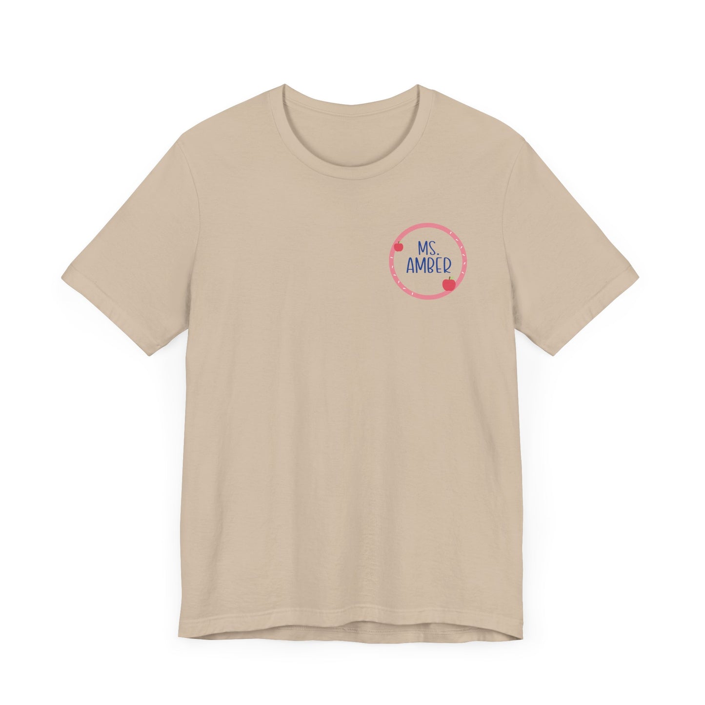 Custom Unisex Apple Circle T-Shirt