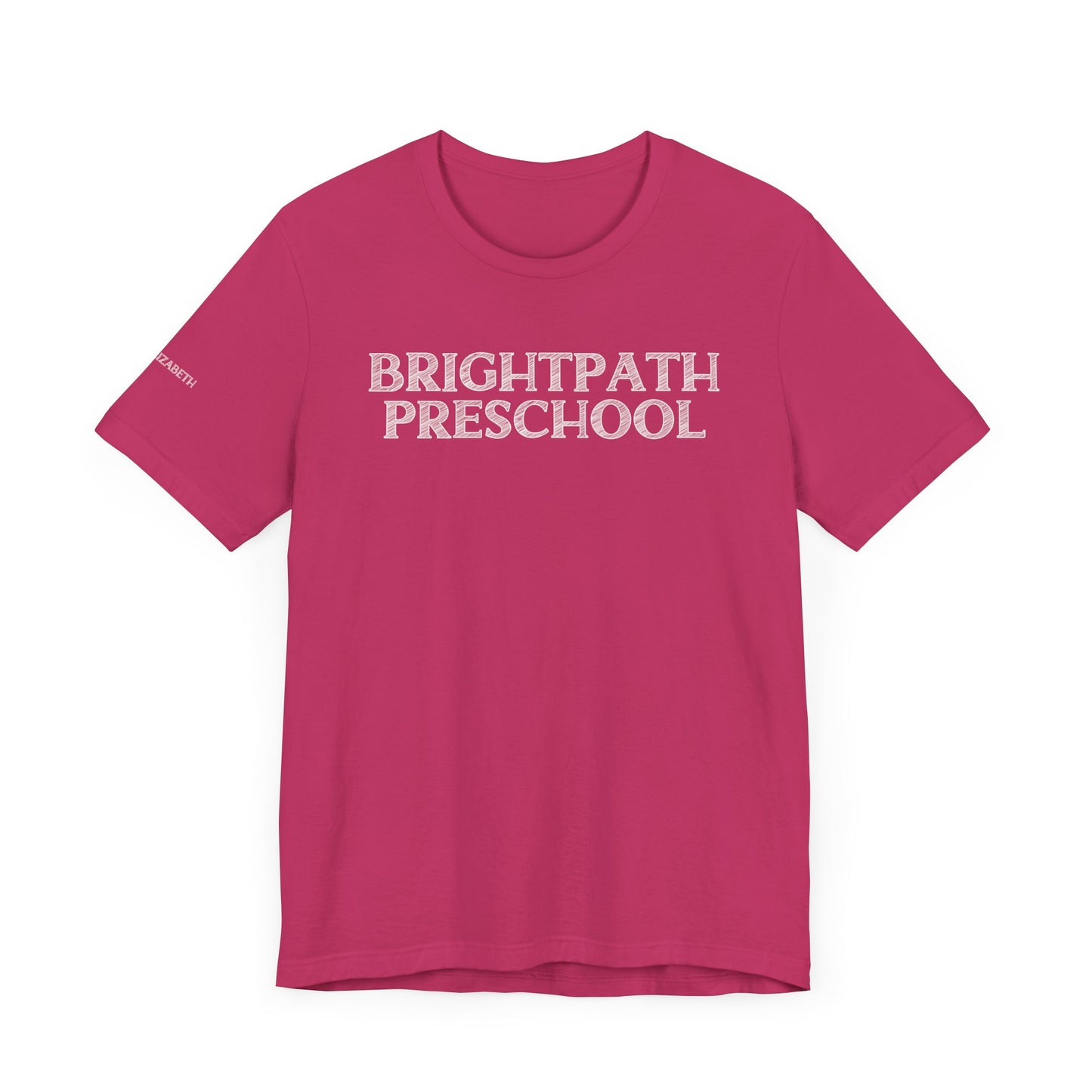 Custom Unisex Shaded School Name T-Shirt