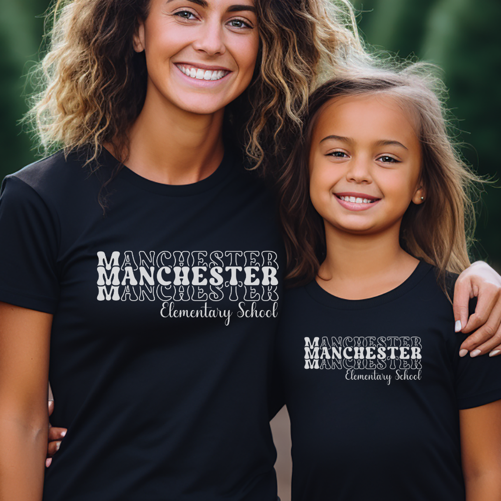 Custom Unisex School Name T-Shirt