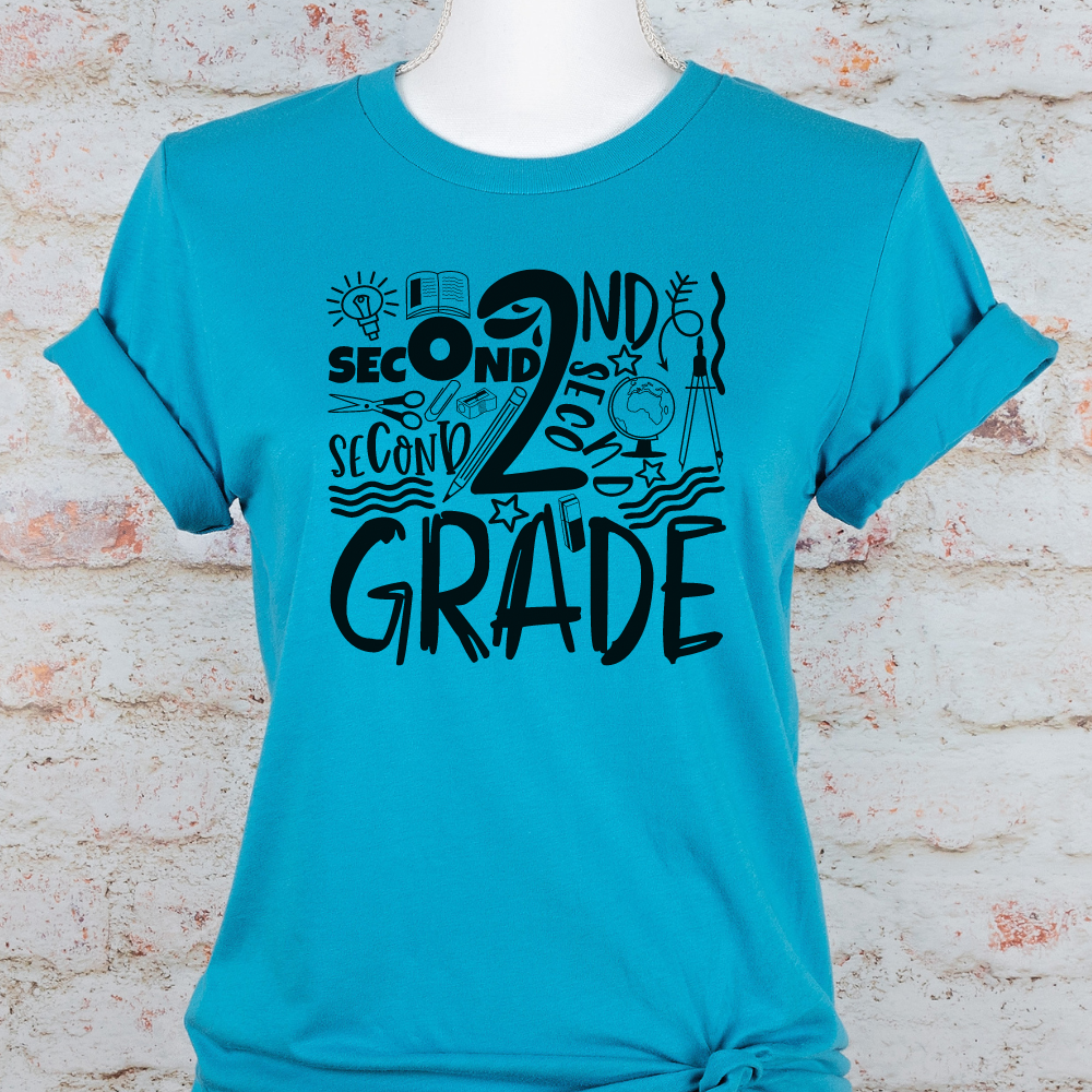 Custom Unisex 2nd Grade T-Shirt