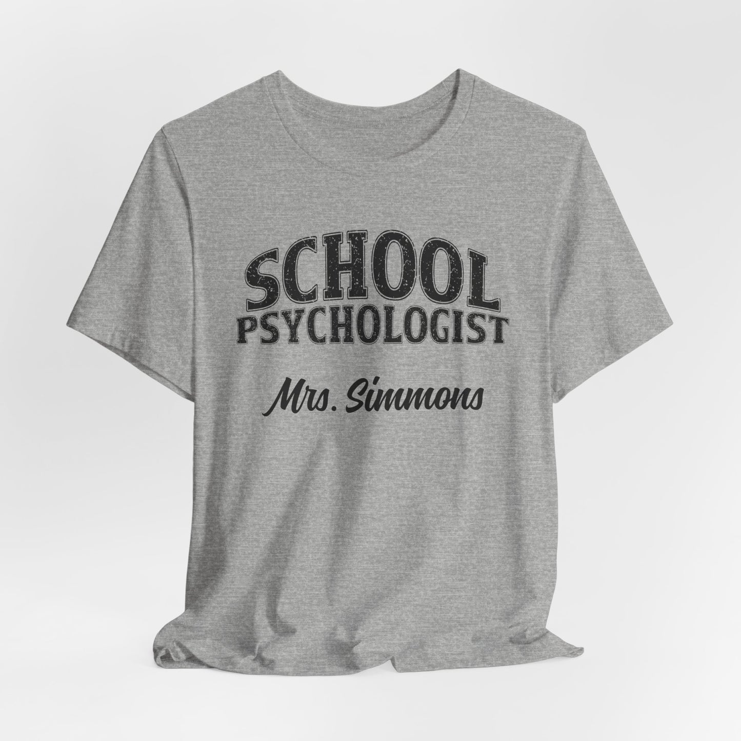 Custom Unisex School Psychologist T-Shirt