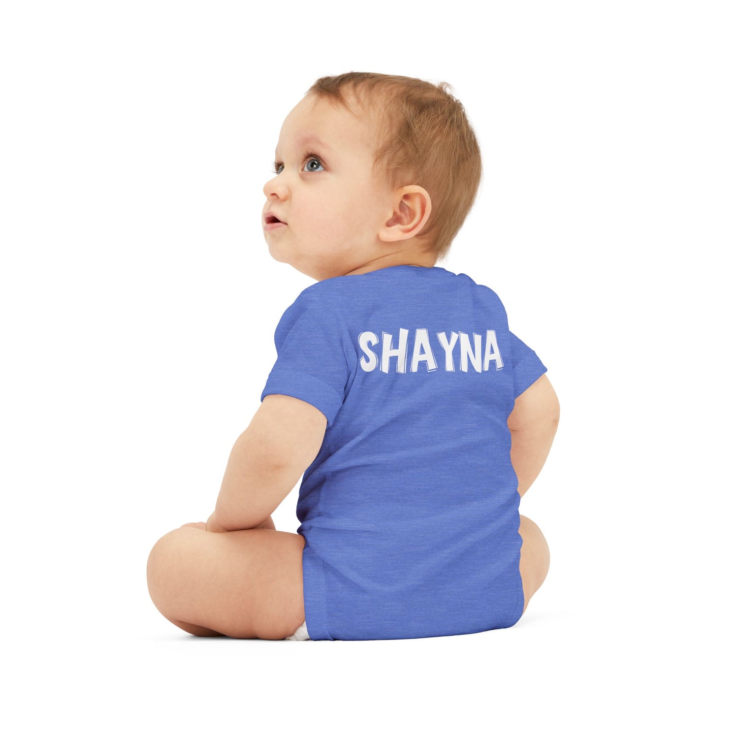 Custom School Name Infant Jersey Outlined One Piece
