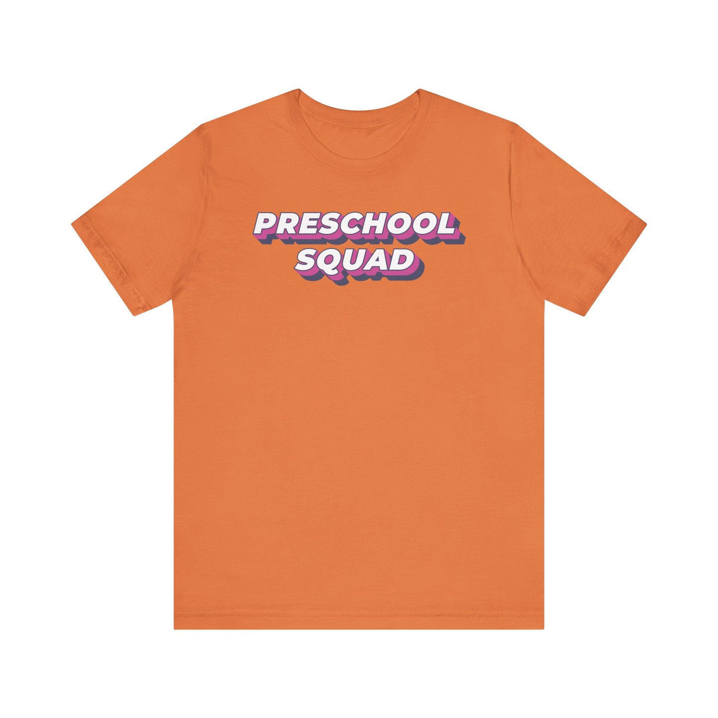 Custom Unisex Layered Preschool Squad T-Shirt