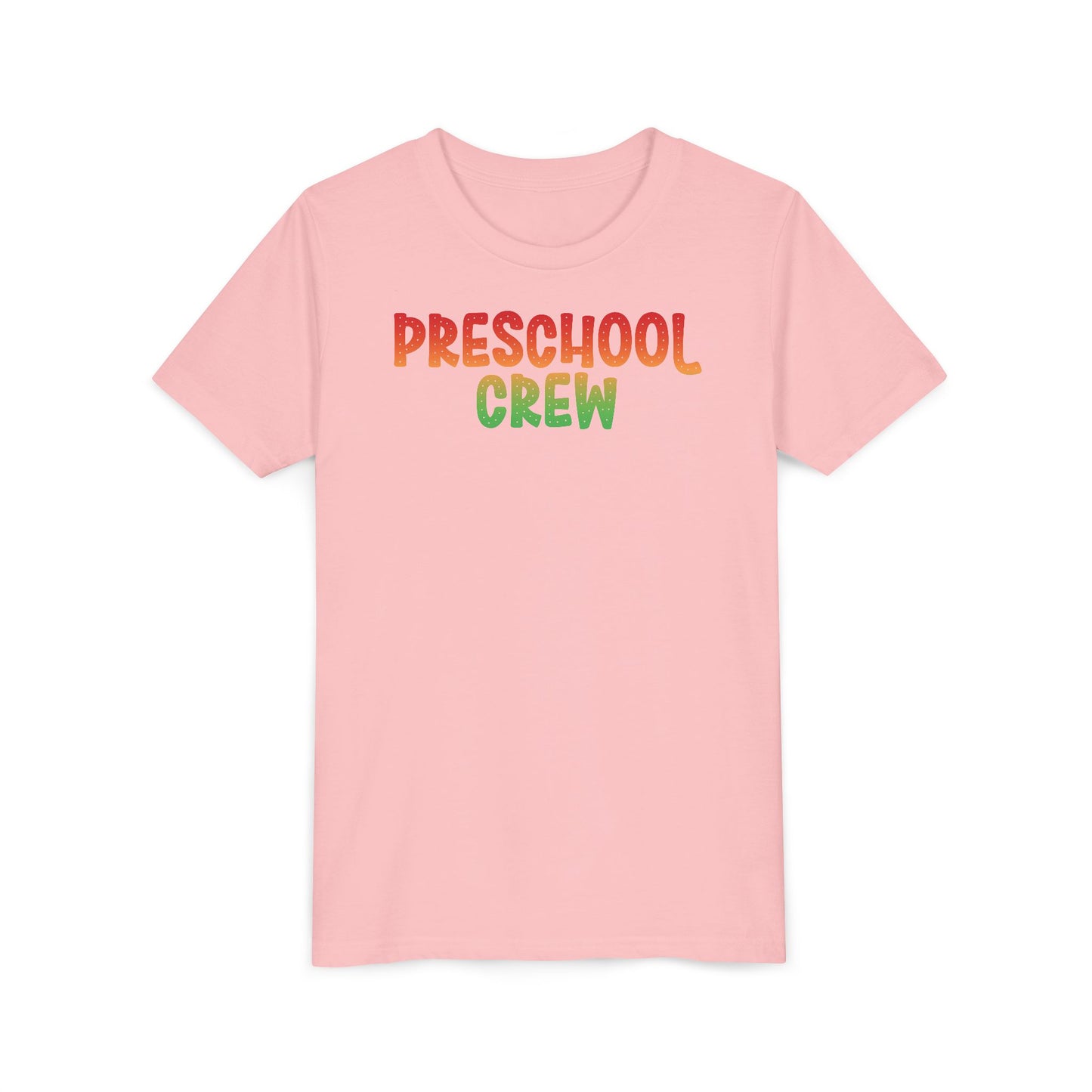 Custom Multi-Colored Preschool Crew Youth T-Shirt