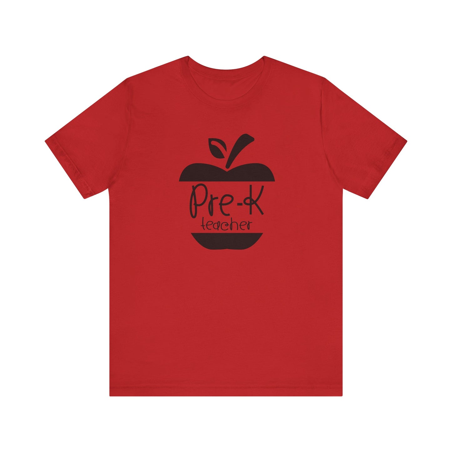 Custom Unisex Pre-K Teacher Apple T-Shirt